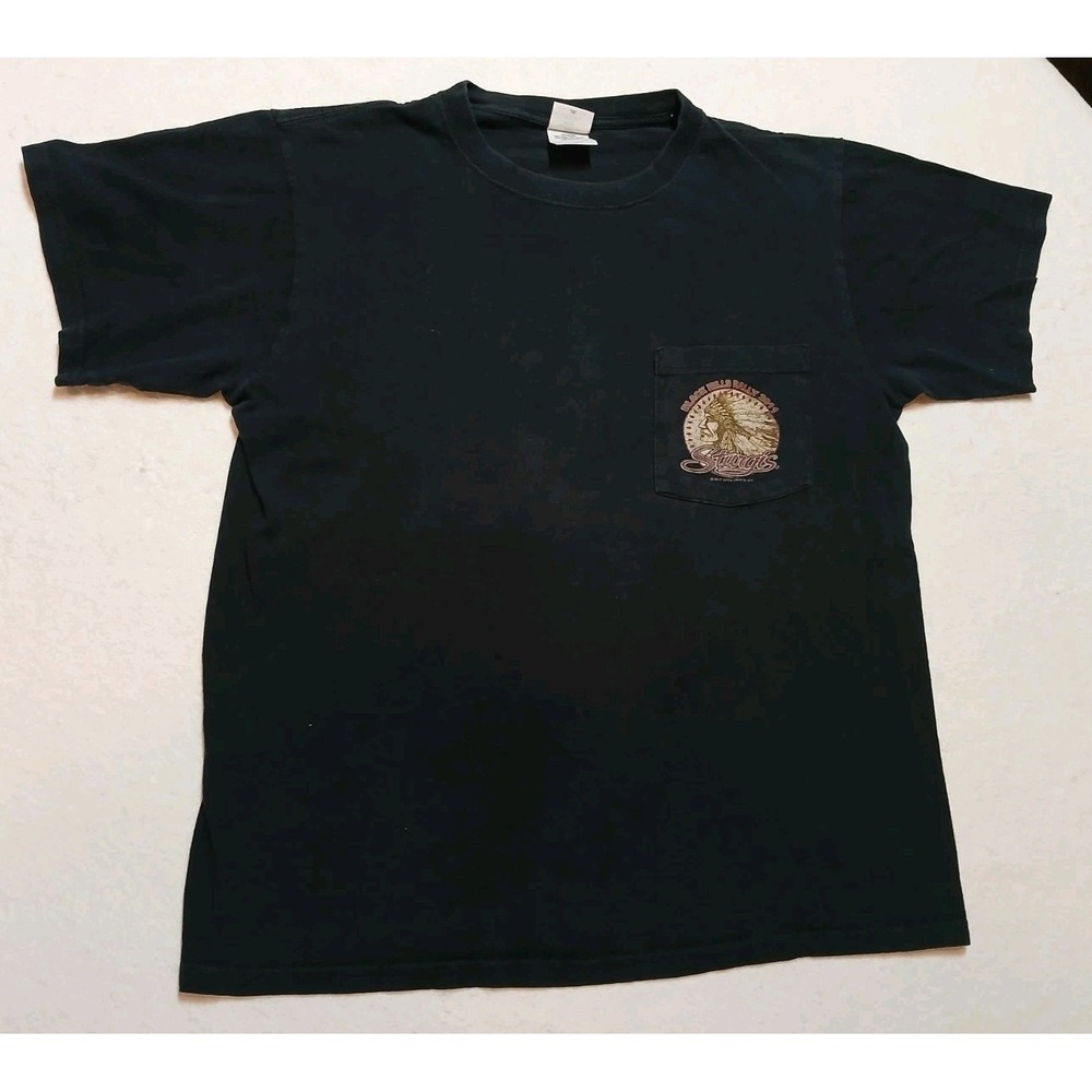 Sturgis 2011 T Shirt Mens M Black 71st Annual Black Hills Rally Pocket Tee Anvil
